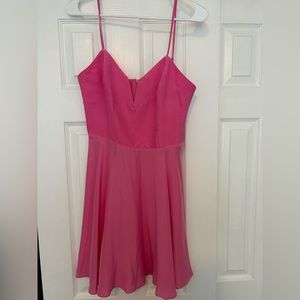 Amanda Uprichard Silk Pink Dress